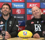 Ken Hinkley leaves them in stitches in final press conference as Port Adelaide coach