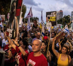 ‘Day of Disruption’: Families, supporters of Israeli Gaza captives protest