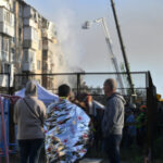 Russian air attack on Kyiv kills children and damages EU building