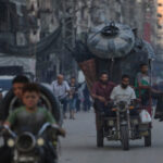 ‘We are on the streets’: Palestinians flee Israel’s assault on Gaza City