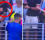 Tennis world slams US Open fan for snatching cap from young boy’s hands