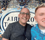 A five-minute chat on a plane led to lasting love