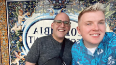 A five-minute chat on a plane led to lasting love