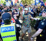 Thousands of people attend anti-migrant rallies across Australia