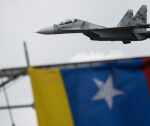 Pentagon warns Venezuela as 2 military aircraft fly near US warship