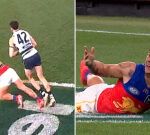 Staging debate rages after controversial Cam Rayner free kicks against Geelong
