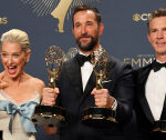 The Pitt wins best TV drama Emmy, as war on Gaza echoes at ceremony