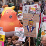 British protesters say ‘No to racism, no to Trump’