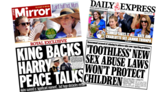 ‘Royal peace talks’ and ‘Sinner takes it all’
