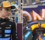 Oscar Piastri crashes out on first lap of Azerbaijan Grand Prix