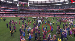 Geelong leaders Chris Scott and Patrick Dangerfield praised for sportsmanship after grand final loss to Brisbane