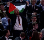 Pro-Palestinian protester interrupts UK finance minister’s speech