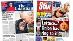 The Papers: ‘Golden ticket asylum rights to end’ and ‘Pay back the money, Mr Mone’