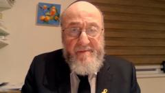 ‘Our hearts are shattered’, says Chief Rabbi Sir Ephraim Mirvis
