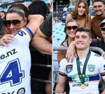 Cleary family celebrates another title on grand final day as Jett’s Warriors win NRL state championship