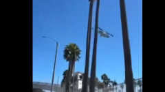 Huntington Beach helicopter crash: New footage shows chopper’s scary mid-air spin right before it hit ground | Watch