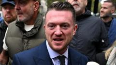 Tommy Robinson refused to give phone Pin to police to protect ‘journalistic material’