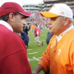 Phillip Fulmer’s coaching record against Alabama football at Tennessee