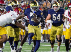 Notre Dame boosts College Football Playoff hopes by running wild on Southern California
