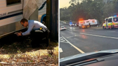 Terrifying details emerge after caravan hijacked with children inside on Gold Coast hinterland