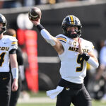 Beau Pribula injury update: Missouri QB carted off after run in Vanderbilt game