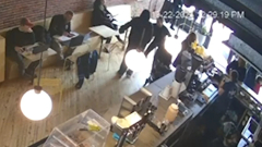 Video shows New Hampshire coffee shop owner chasing after man who stole tip jar