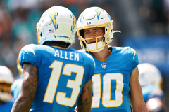 Chargers’ statistical leaders at the midway point of the 2025 season