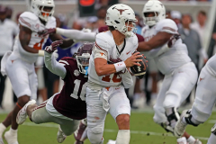 Arch Manning injury update: Texas QB in concussion protocol, misses Monday practice