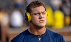 Grant Newsome proud of Michigan’s freshmen linemen learning fast amid early challenges