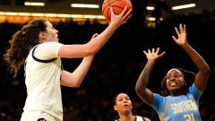 Iowa women’s basketball standout Ava Heiden registers first career double-double