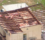 Roof torn off Warwick Aerodrome as thunderstorms batter Queensland for third consecutive day