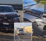 New bollard at Sydney shopping centre carpark wrecks four cars in one afternoon