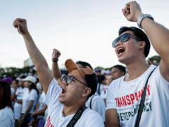 Hundreds of thousands rally in Manila against flood-control corruption scandal