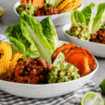 Mexican-Inspired Chilli Bowl with Sweet Potato Chips