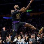 How many points did LeBron James score? Lakers vs. Jazz stats