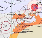 Tropical Cyclone Fina intensifies to category two system as it moves towards Darwin