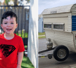 Melbourne parents beg for return of stolen caravan holding final memories of their little boy