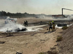 Indian fighter jet crashes during a demo flight at Dubai Air Show, killing the pilot