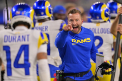 Watch: Sean McVay hands out 2 game balls after Rams’ win vs. Bucs