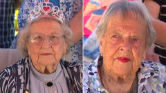 Melbourne neighbours celebrate 100th and 102nd birthdays together