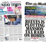 The Papers: Andrew faces Commons ‘humiliation’ and ‘Mansion tax raid’