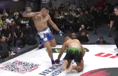 That’s f*cking illegal: Fighter soccer kicks opponent unconscious