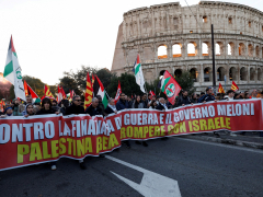 Tens of thousands rally in Europe, demanding justice over Israel’s Gaza war