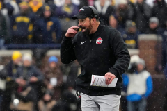 WATCH: Ohio State head coach Ryan Day reacts to win over Michigan
