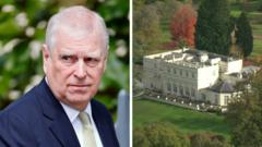 Andrew’s move out of Royal Lodge may not happen until new year