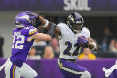 Which NFL running backs hold the record for most 1000-yard seasons?