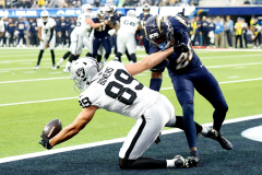 Watch former Georgia TE Brock Bowers’ one-handed TD grab
