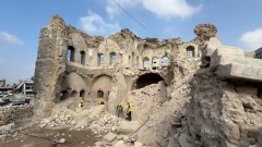 Video: Palestinians work to rebuild Gaza’s beloved heritage landmarks