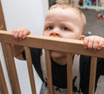 My one-year-old eats books, toys, tables and even his cot