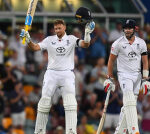 Joe Root breaks through for first century in Australia during second Ashes Test